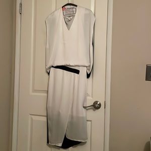 Helmut Lang Black/white cocktail dress. Size 4